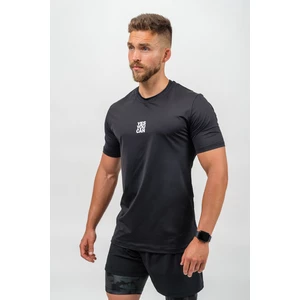 Nebbia Short-Sleeve Sports T-Shirt Resistance Black M Fitness póló