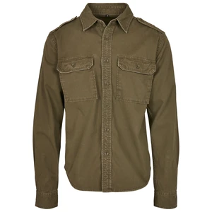 Vintage Long Sleeve Shirt Olive