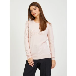 Light pink womens light sweater Guess Liliane - Women