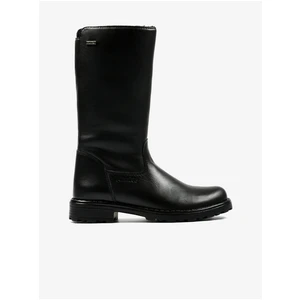 Black girls' leather boots Richter - Girls