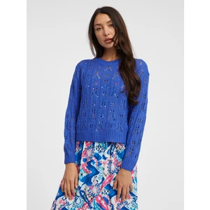 Blue Women Patterned Sweater JDY Judith - Women