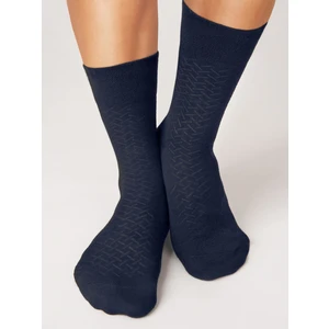 NOVITI Man's Socks SB004-M-04 Navy Blue