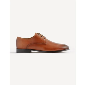 Men's brown leather shoes Celio Rytaly