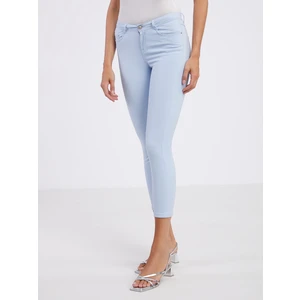 Light blue womens skinny fit jeans CAMAIEU - Women