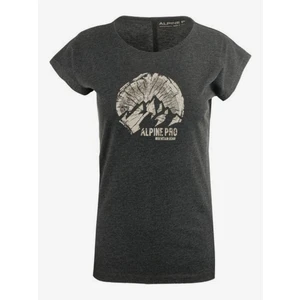 Women's T-shirt ALPINE PRO UDAWA black