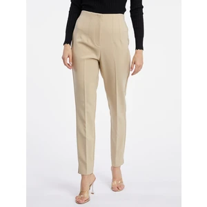 Beige women's trousers ORSAY