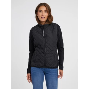 Black women's quilted vest SAM 73 Pictor