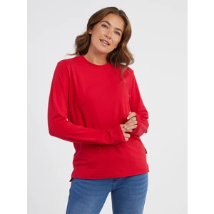 Women's red long sleeve T-shirt SAM 73 Zira