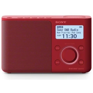 Dab+ rádio sony xdr-s61dr, červené