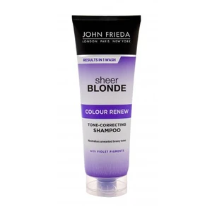 John Frieda Sheer Blonde Violet Crush tónovací šampon pro blond vlasy 250 ml