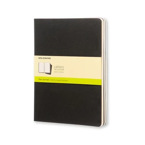 MOLESKINE Zošity 3 ks: čisté čierne – XL