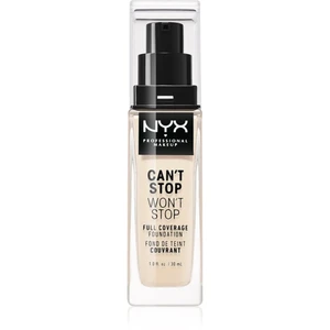 NYX Professional Makeup Can't Stop Won't Stop vysoko krycí make-up odtieň 01 Pale 30 ml