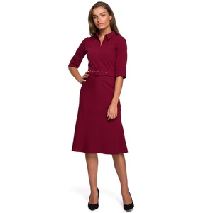 Stylove Woman's Dress S231 Maroon