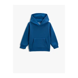 Koton Basic Hoodie and Sweatshirt Kangaroo with Pocket