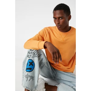 Koton Sweatshirt - Orange - Relaxed fit