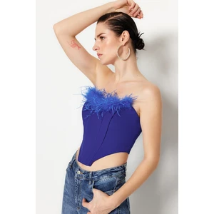 Dámský crop top Trendyol Ostrich