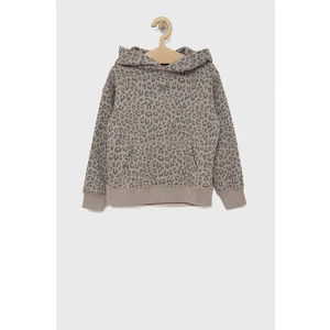 GAP Leopard Mikina dětská Šedá