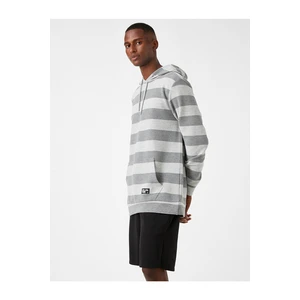 Koton Striped Hoodie Sweatshirt