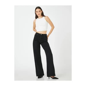 Koton Wide Leg Jeans Pants High Waist - Bianca Jean