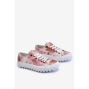 Fashion Low Sneakers Big Star LL274044 Pink-Beige