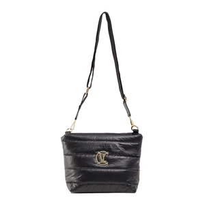 Black quilted shoulder bag