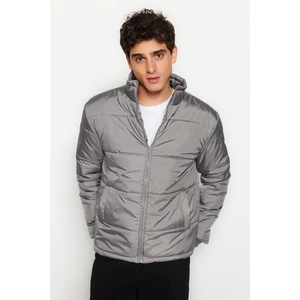 Trendyol Men's Gray Regular Fit Puffy Coat