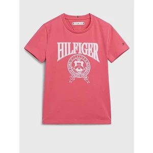 Pink Girls' T-Shirt Tommy Hilfiger - Girls