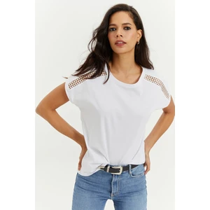 Maglietta da donna Cool & Sexy Yİ2442/WHITE