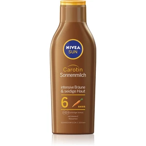 Nivea Sun Deep Tan mléko na opalování SPF 6 200 ml