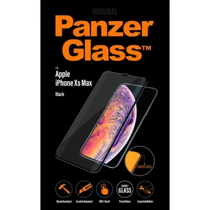 Temperált védőüveg PanzerGlass Curved Edges Apple iPhone Xs Max, fekete