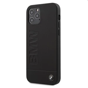 BMW Leather Hot Stamp Tok  iPhone 12/12 Pro, Black