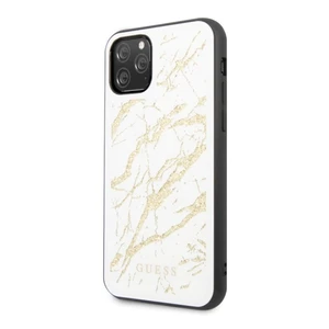 Tok Guess Marble Glass for iPhone 11 Pro Max, fehér