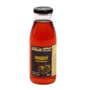 Sirup jahodový 500ml Hradecké delikatesy