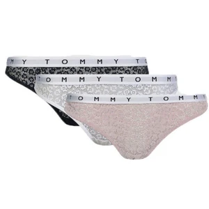 Tommy Hilfiger 3 PACK - dámská tanga UW0UW02524-0XZ XL