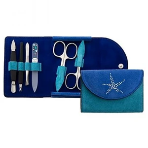 DuKaS Premium Line Solingen set na manikúru 216 Blue-Turquoise (+ puzdro)