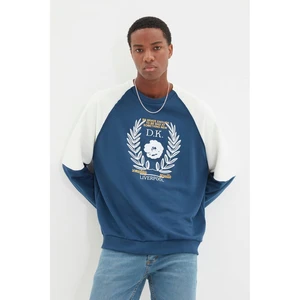 Trendyol Indigo Men's Oversize Fit Sweatshirt