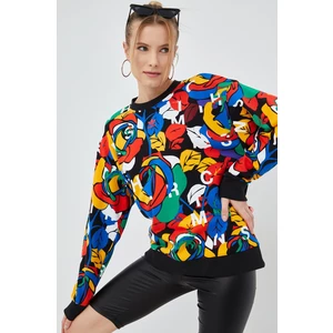 Black Women's Patterned Sweatshirt adidas Originals - Women