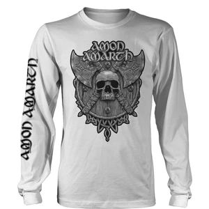 Amon Amarth Maglietta Grey Skull White XL