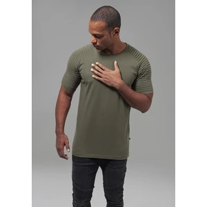 Pleat Raglan Tee olive