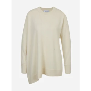 Calvin Klein Sweatshirt Cashmere Asymetric S - Women