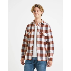 Celio Plaid Shirt Vachecky - Men