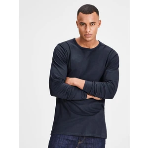 Jack & Jones Basic Dark Blue Basic Long Sleeve T-Shirt - Men