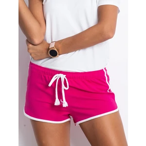 Pink sweat shorts