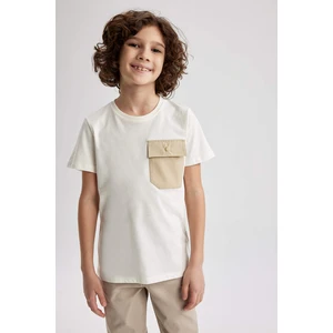 DEFACTO Boy Regular Fit Crew Neck Short Sleeved T-Shirt