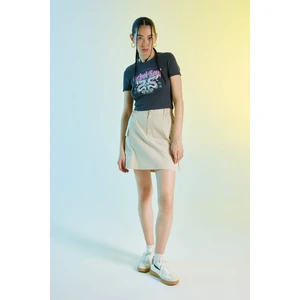 DEFACTO Coool A Cut Poplin Mini Skirt