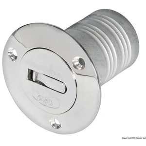 Osculati Chromed brass deck plug WATER 38 mm