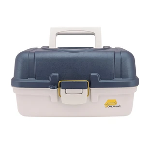 Plano kufrík two-tray tackle box blue metallic/off-white