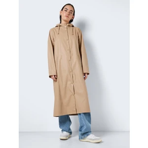 Beige Ladies Waterproof Coat Noisy May Sky - Women