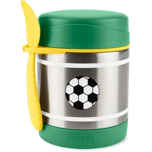 SKIP HOP Spark Style Termoska na jídlo se lžičkou/vidličkou Fotbal 325 ml, 3r+