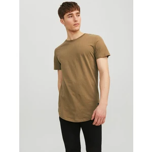 Brown Men's T-Shirt Jack & Jones Noa - Men's